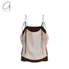 SAMUEL GUI YANG 25 Spring/Summer Oatmeal Janet Top SGY-SS25ATP18-1-1-OAT